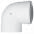 heatingshop 3056 - Wolf LAS  Bogen 90� Abgasrohr 80/125